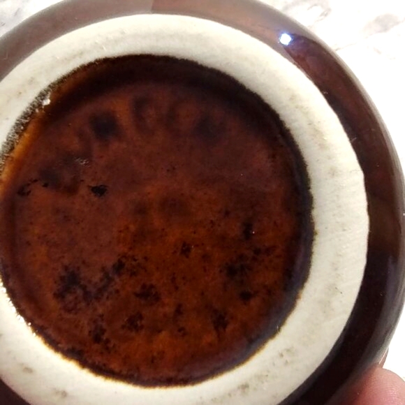 Vtg Burden Brown Small Ceramic Individual Creamer Restaurant ware - Picture 10 of 10